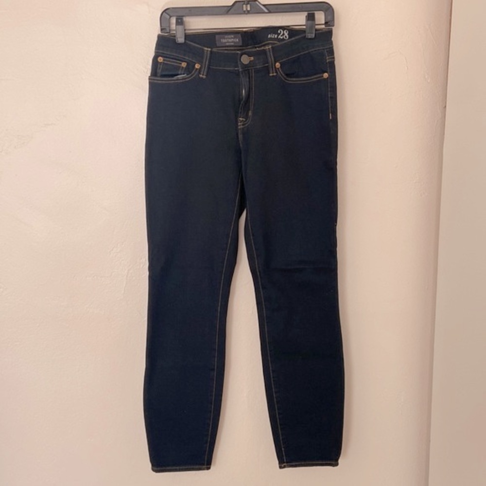 JCREW Toothpick Dark Blue Jeans Size 28